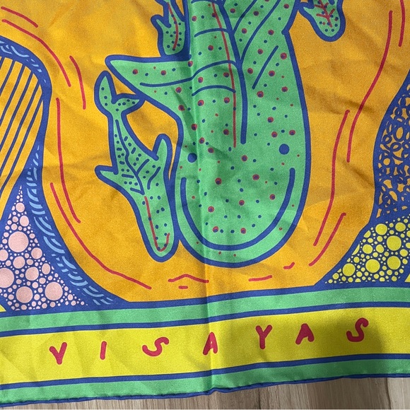 Jim Weaver Vintage Silk Scarf - Picture 7 of 11